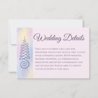 *~* Geometrie van het Heiligige Pastel Trouwdetail