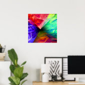 Geometrie van licht poster (Thuiskantoor)