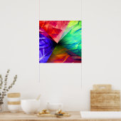 Geometrie van licht poster (Keuken)