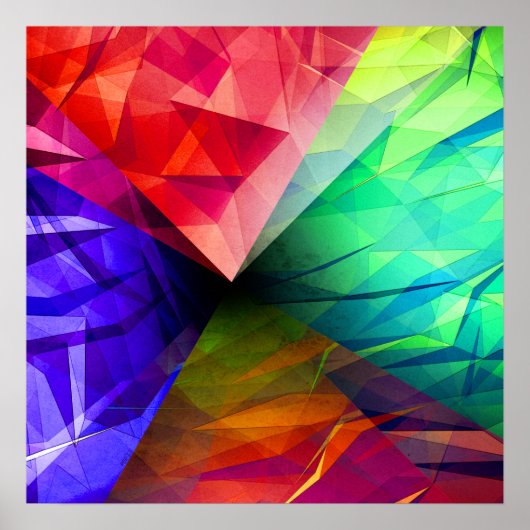 Geometrie van licht poster (Voorkant)