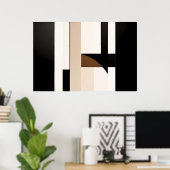 Geometrie van stilte poster (Thuiskantoor)