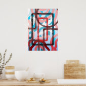 Geometrie van storingen poster (Keuken)