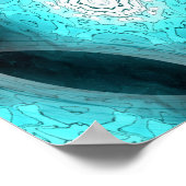 Geometrie zee..... poster (Hoek)