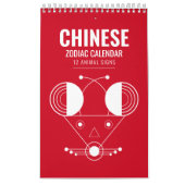 Géométrie zodiaque : Calendrier animal lunaire Art (Protection)