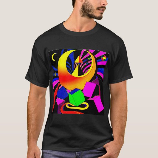 Geometrika Psychedelika 1 T-shirt (Voorkant)