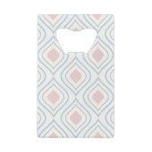 géométrique Abstraite, bleue, rose et blanc cassé (Dos)