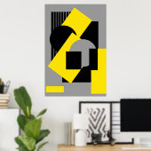 Géométrique Art déco abstrait mash-up2 (Bureau à domicile)