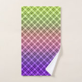 Géométrique, dégradé, Ombre (Serviette à main)