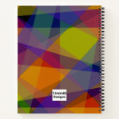 Géométrique foncée - Carnet (Dos)