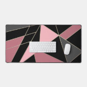 Géométrique, gris, rose (Clavier et souris)