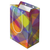 Géométrique légère - Sac cadeau (Dos Angle)