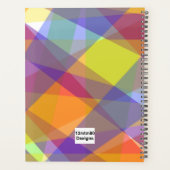 Géométrique lumineuse - Planificateur (Dos)