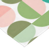 Géométrique Moderne Vert & Peach Nappe (Angle)