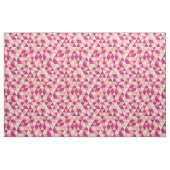 Géométrique rose moderne | Tissu (Fat Quarter)