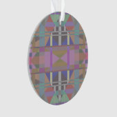 Géométrique vert violet rose (devant)