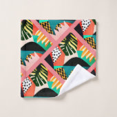 Géométrique vintage (Gant de toilette)