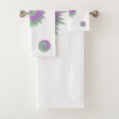 Géométrique Violet et Vert (En situation)