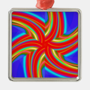 Geometrisch 160614 (04) metalen ornament