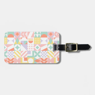 geometrisch #32 bagagelabel