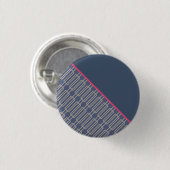 Geometrisch 3 Abstract Patroon Ronde Button 3,2 Cm (Voorkant /achterkant)