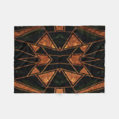 Geometrisch #861 fleece deken (Voorkant (Horizontaal))