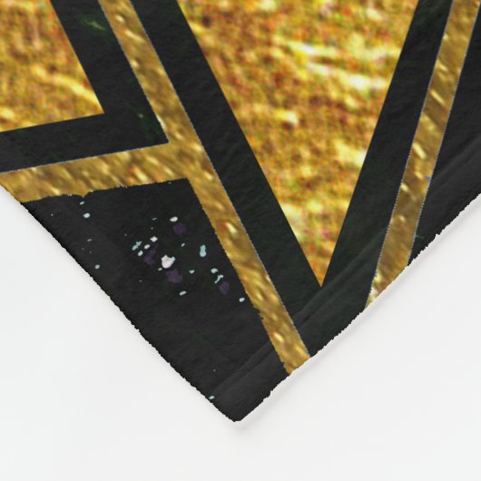 Geometrisch #929 fleece deken (Hoek)