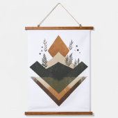 geometrisch aardelement hangend wandkleed (Voorkant)