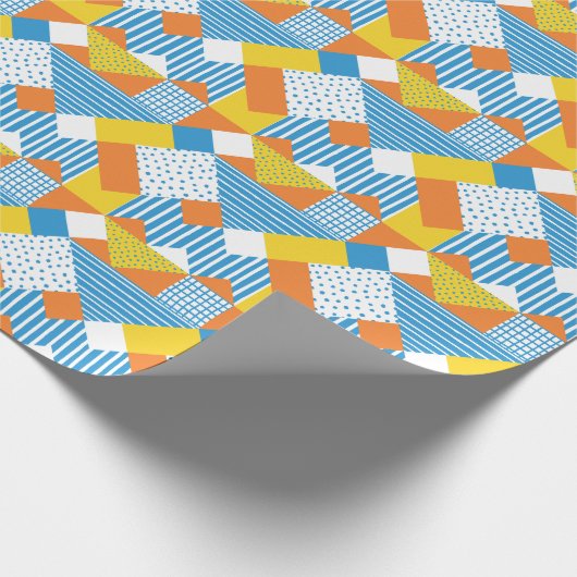 Geometrisch Abstract achtergrondontwerp Cadeaupapier (Hoek)