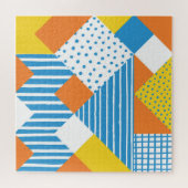 Geometrisch Abstract achtergrondontwerp Legpuzzel (Horizontaal)