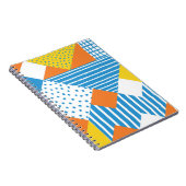 Geometrisch  Abstract achtergrondontwerp Notitieboek (Rechterzijde)