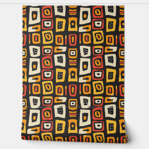 geometrisch Abstract afrikaans patroon Behang