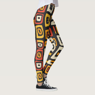 geometrisch Abstract afrikaans patroon Leggings