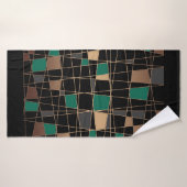 Geometrisch, abstract badhanddoek (Badhanddoek)