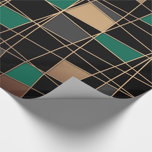 Geometrisch, abstract cadeaupapier (Hoek)