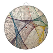 geometrisch Abstract dartbord (Voorkant)