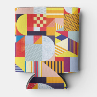 Geometrisch Abstract decoratief patroon Blikjeskoeler