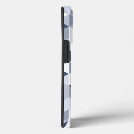 Geometrisch Abstract driehoekspatroon iPhone Case (Achterkant / Rechts)