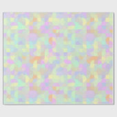 Geometrisch Abstract gedempt pasta Boho Mod Cadeaupapier (Vlak)