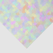 Geometrisch Abstract gedempt pasta Boho Mod Tissuepapier (Detail)
