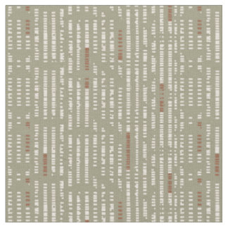 Geometrisch abstract gestreept patroon bruin grijs stof