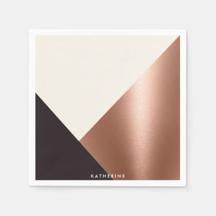 Geometrisch Abstract kleurenblok Servet