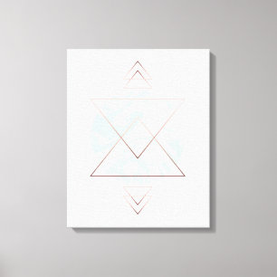 Geometrisch Abstract kunstontwerp Canvas Afdruk
