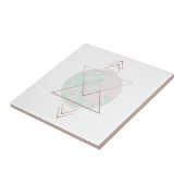 Geometrisch Abstract kunstontwerp Tegeltje (Zijkant)