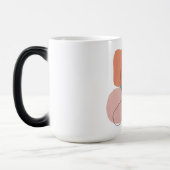 Geometrisch, abstract, minimaal, modern, pastel magische mok (Links)
