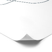 Geometrisch, abstract, minimaal, modern, pastel, P Poster (Hoek)