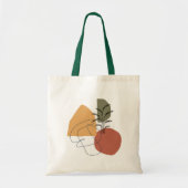 Geometrisch, Abstract, minimaal, modern, pastel Tote Bag (Voorkant)
