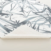 Geometrisch Abstract minimumvormig ontwerp Sherpa Deken (3/4)