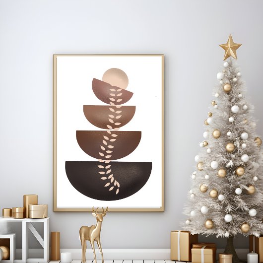 Geometrisch abstract modern minimal wall art poste poster