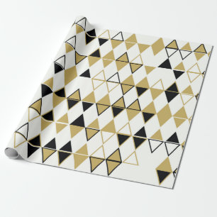 Geometrisch abstract naadloos patroon van gekleurd cadeaupapier