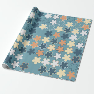 Geometrisch abstract naadloos patroon van gekleurd cadeaupapier